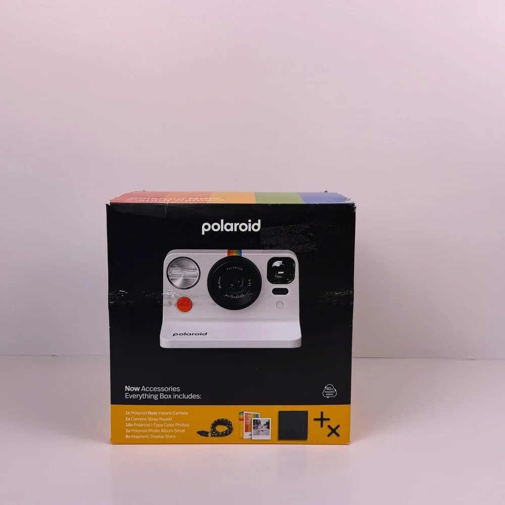 Polaroid Now Instant Camera Generation 2 With Accessories White/Black